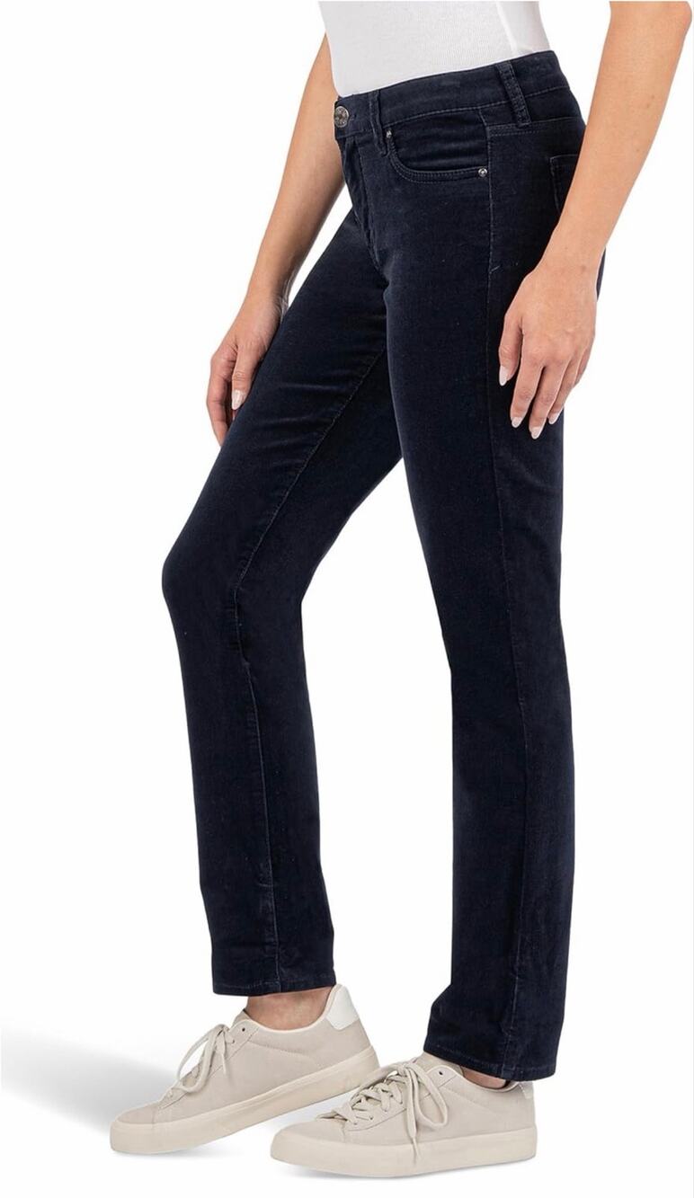 KUT from the Kloth Catherine Deep Navy Corduroy Boyfriend Pants - Size 10